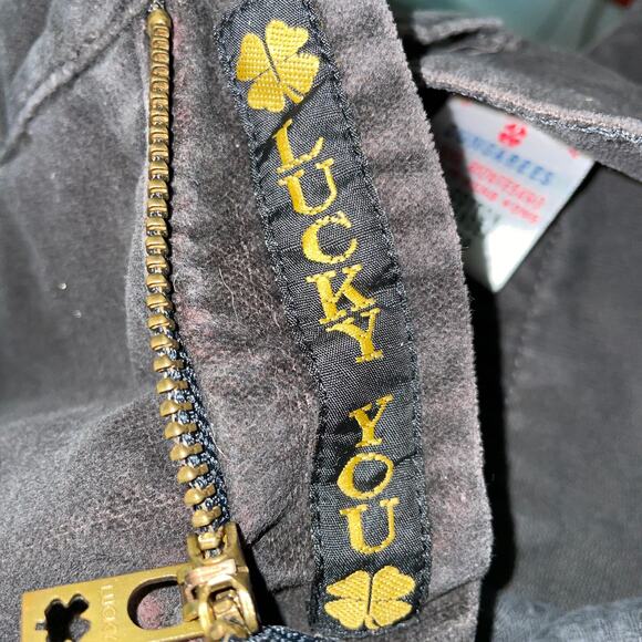 Lucky Brand Dungarees Charcoal Velvet Custom Jeans size 29 - Picture 6 of 6